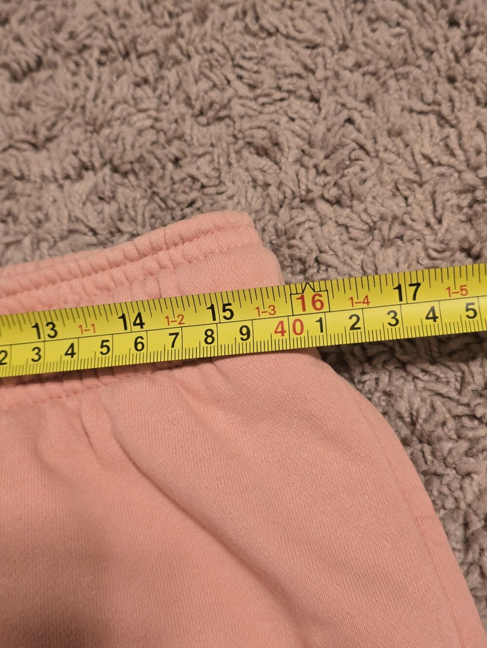 Nike Jordan Women's Essentials Fleece Sweatpants Loose Fit Pink L - Faint Spots - Picture 9 of 9